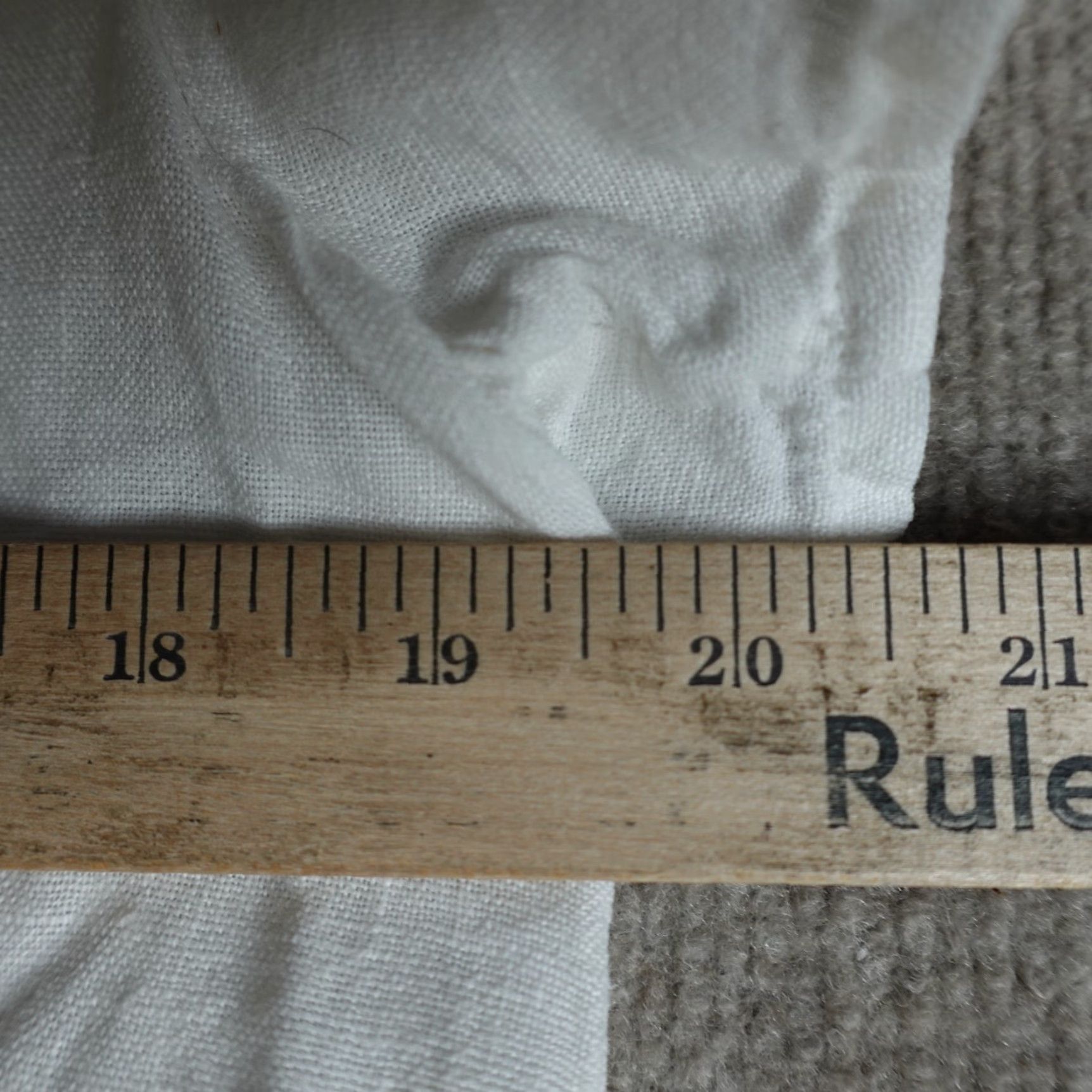 FLAX FLAX Womens Shirt Small White Solid Linen Button Front Size S / US 4 / IT 40 - 6 Thumbnail