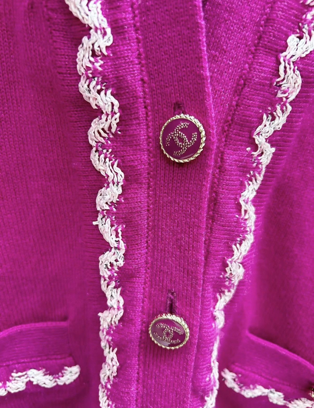 Chanel Chanel 21P Early Spring Collection Hot Cashmere Cardigan J33 Size XS / US 0-2 / IT 36-38 - 2 Thumbnail