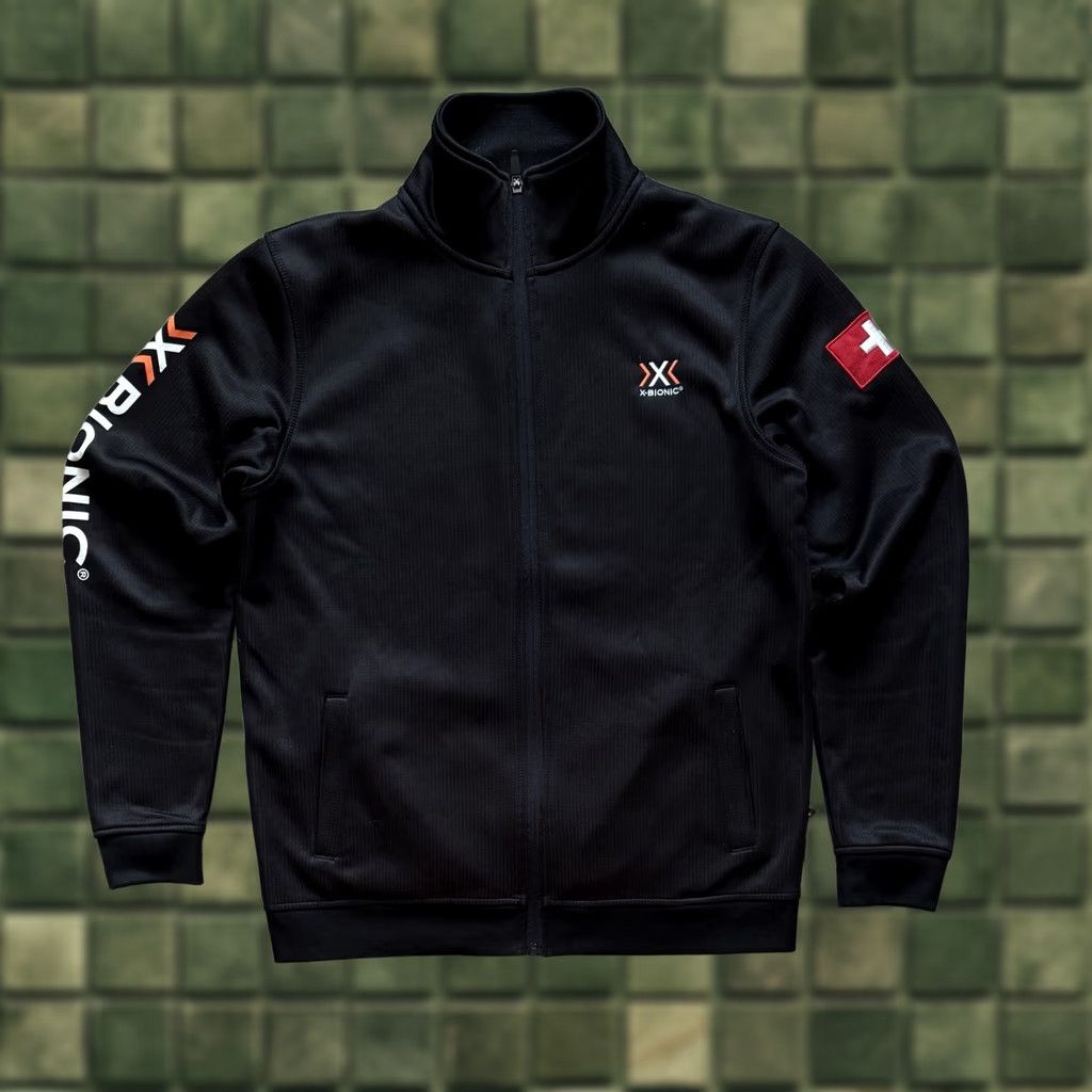 Vintage X-Bionic Men's Sweatshirt Full Zip Track Top Jacket Black M Size US M / EU 48-50 / 2 - 1 Thumbnail