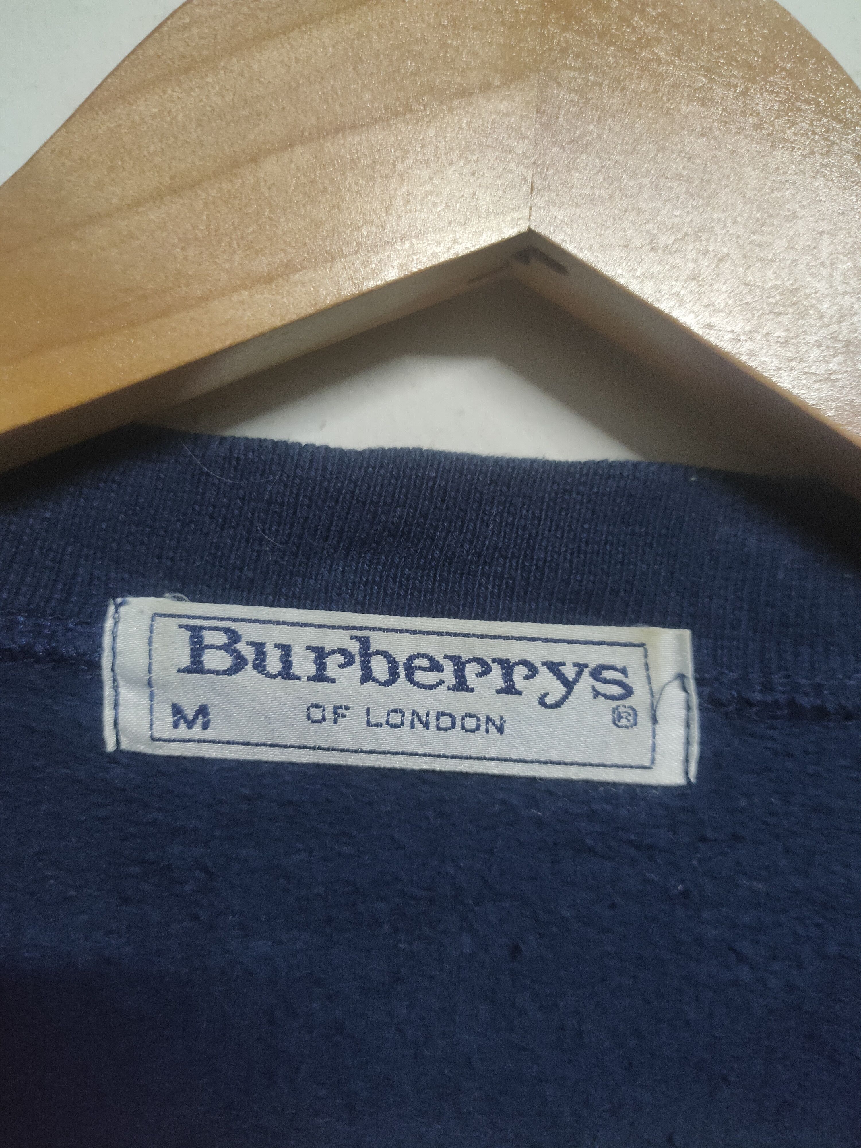 Burberry × Vintage Vintage burberrys spellout embroidery logo sweatshirt Size US M / EU 48-50 / 2 - 6 Thumbnail