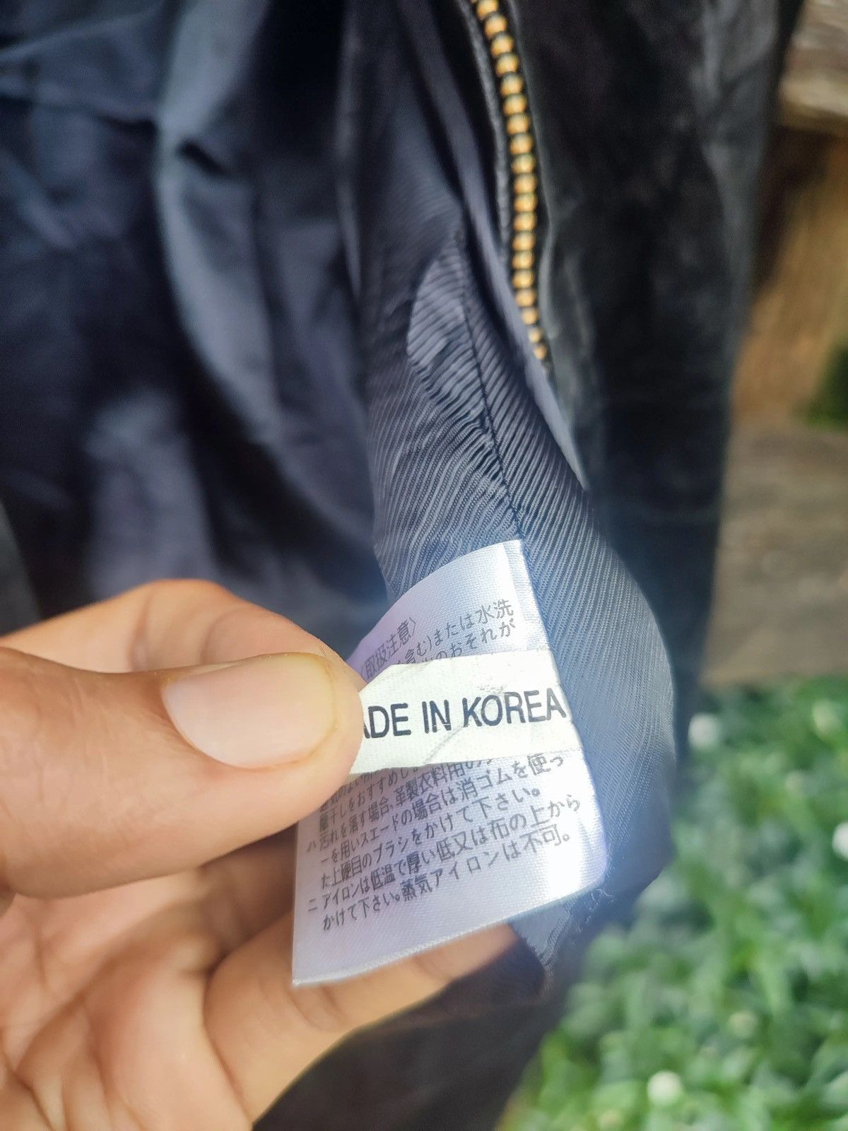 Designer × Vintage Vintage Italy Mode Long Jacket –Real Leather Collar Size US L / EU 52-54 / 3 - 9 Thumbnail