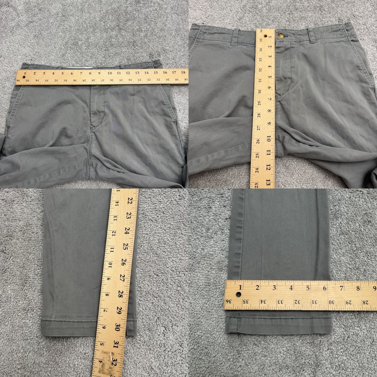 Urban Outfitters Urban Outfitters Chino Pants Mens 30x32 Gray Slim Straight Cotton Work Size US 30 / EU 46 - 9 Thumbnail