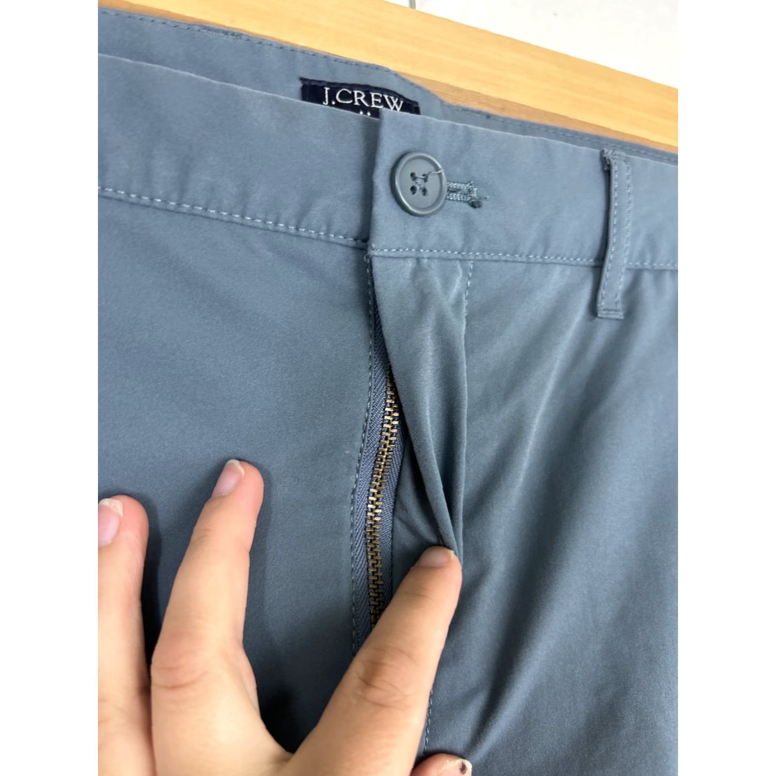 J.Crew J.Crew Flex Slim Fit Casual Dress Pants 36x32 Blue Straight Leg Athletic Mens Size US 36 / EU 52 - 7 Thumbnail