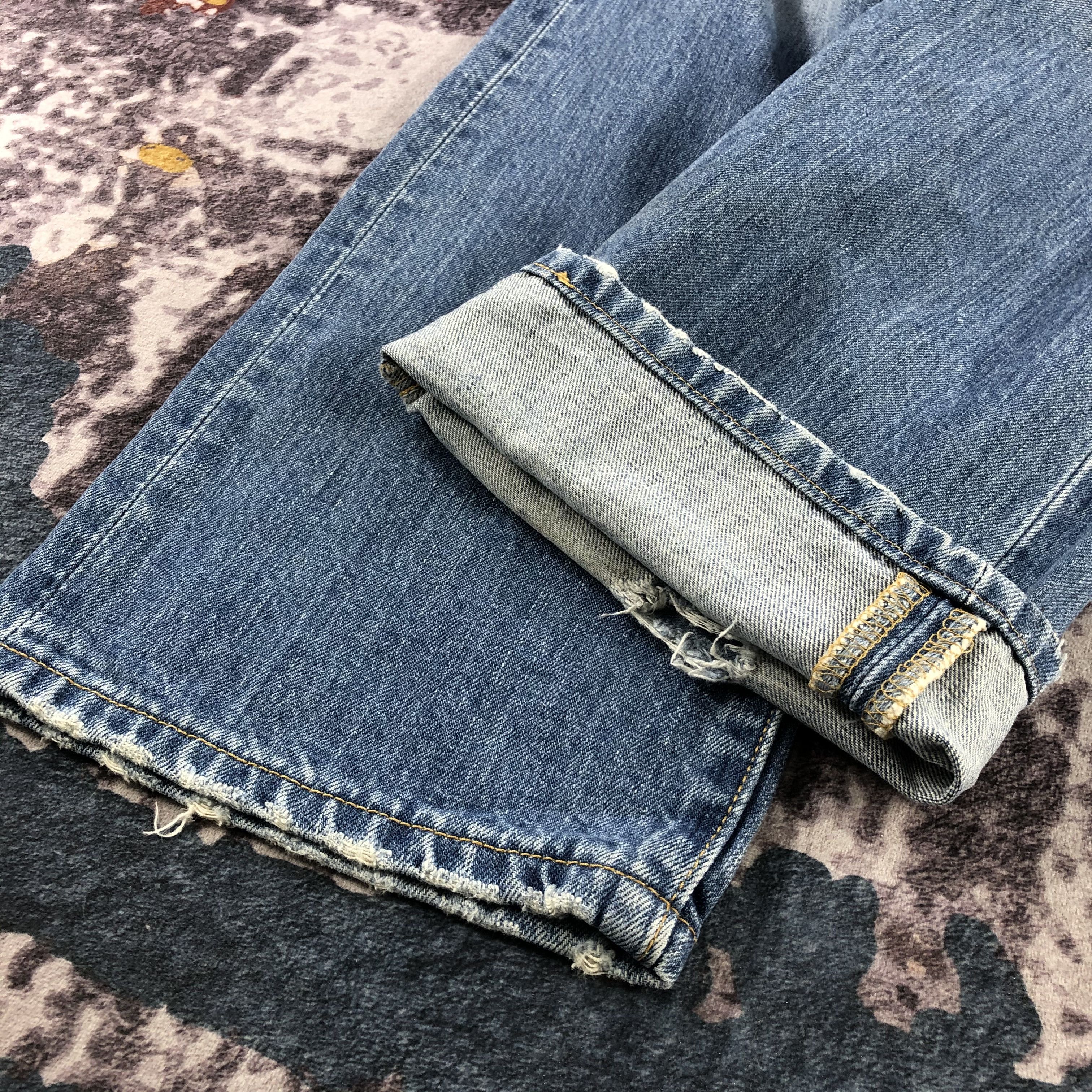 Levi's × Vintage 90s Vintage Blue Wash Levis 501 Jeans-JM2719 Size US 36 / EU 52 - 10 Thumbnail