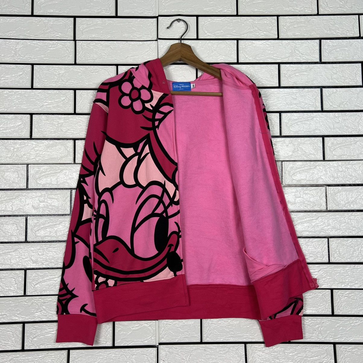 Disney TOKYO DISNEY RESORT Fullprint Graphic Hoodies #4044-C184 Size S / US 4 / IT 40 - 8 Thumbnail