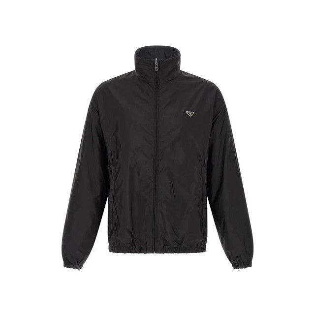 PRADA Black/Blue Re-Nylon Reversible Jacket New & Authentic