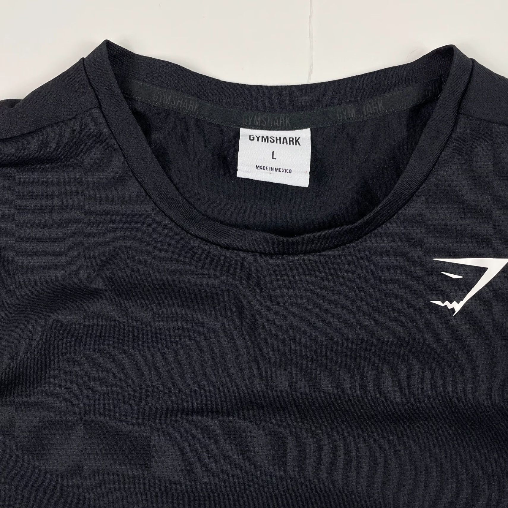 Gymshark Gymshark Shirt Mens Large Black Short Sleeve T-Shirt Crew Neck Bodybuilding Running Workout Gym Size US L / EU 52-54 / 3 - 7 Thumbnail