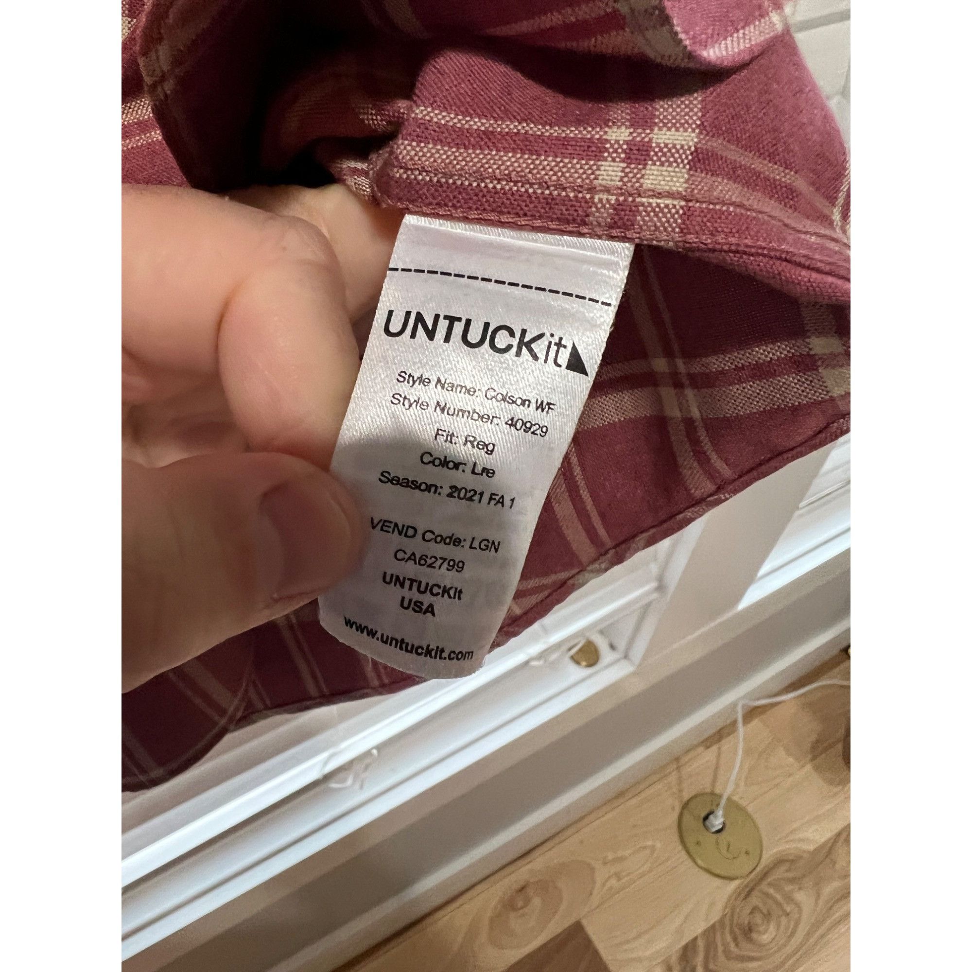 UNTUCKit Untuckit Long Sleeve Button Up Shirt - Size L Size US L / EU 52-54 / 3 - 3 Thumbnail