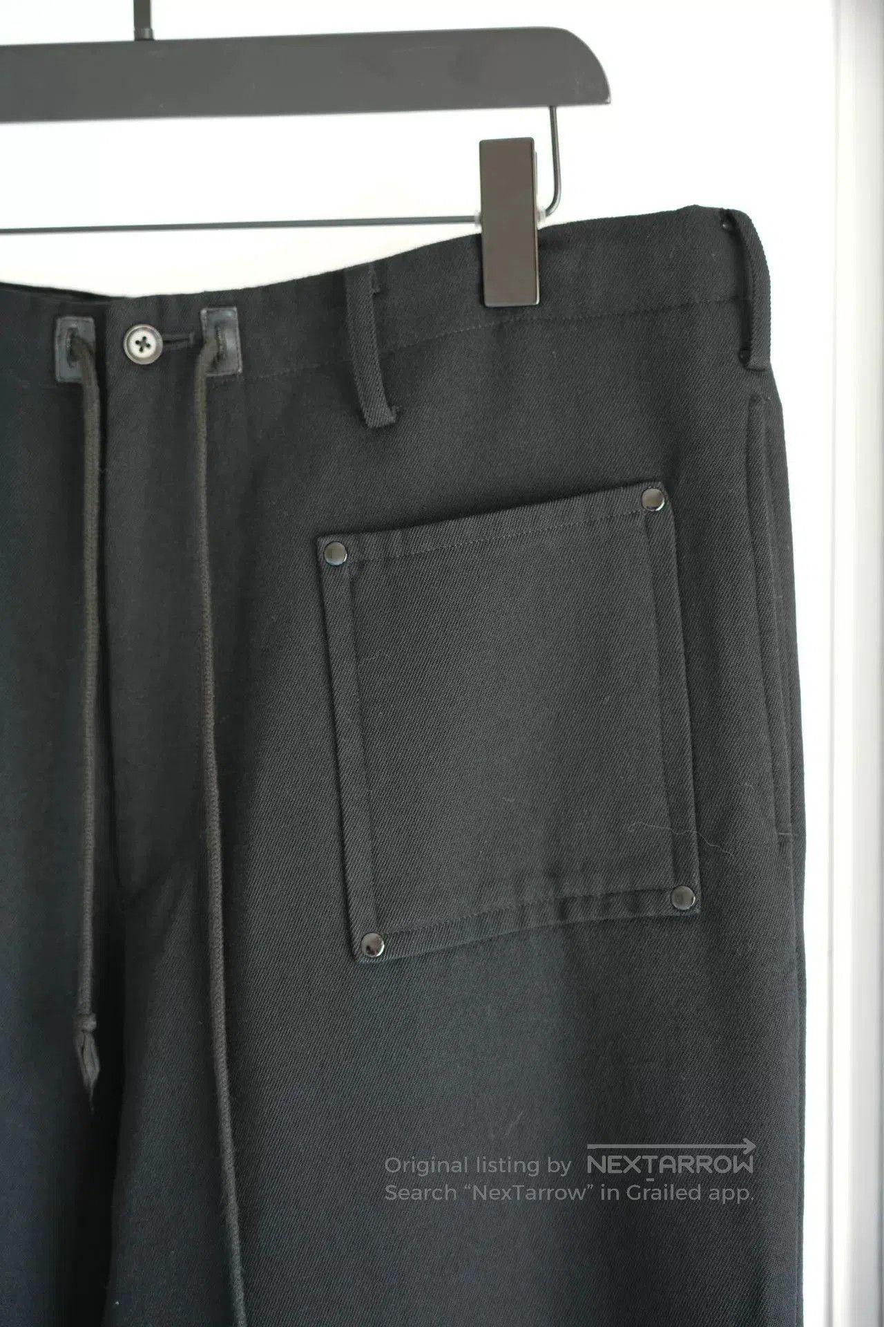 Yohji Yamamoto Yohji Yamamoto 2005 Black Drawstring Pants. Size US 28 / EU 44 - 5 Thumbnail
