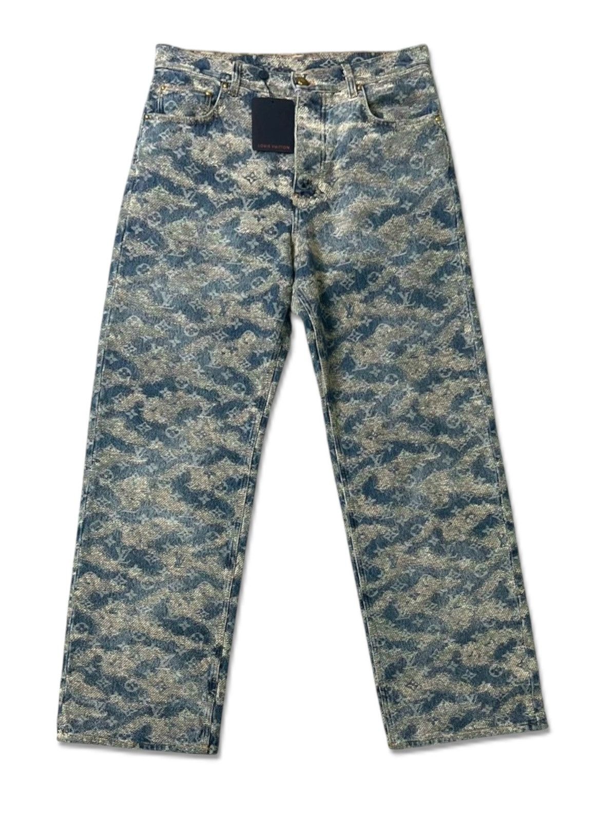 Louis Vuitton Louis Vuitton 32 Monogram camo Denim Skate Pants Size US 32 / EU 48 - 2 Thumbnail