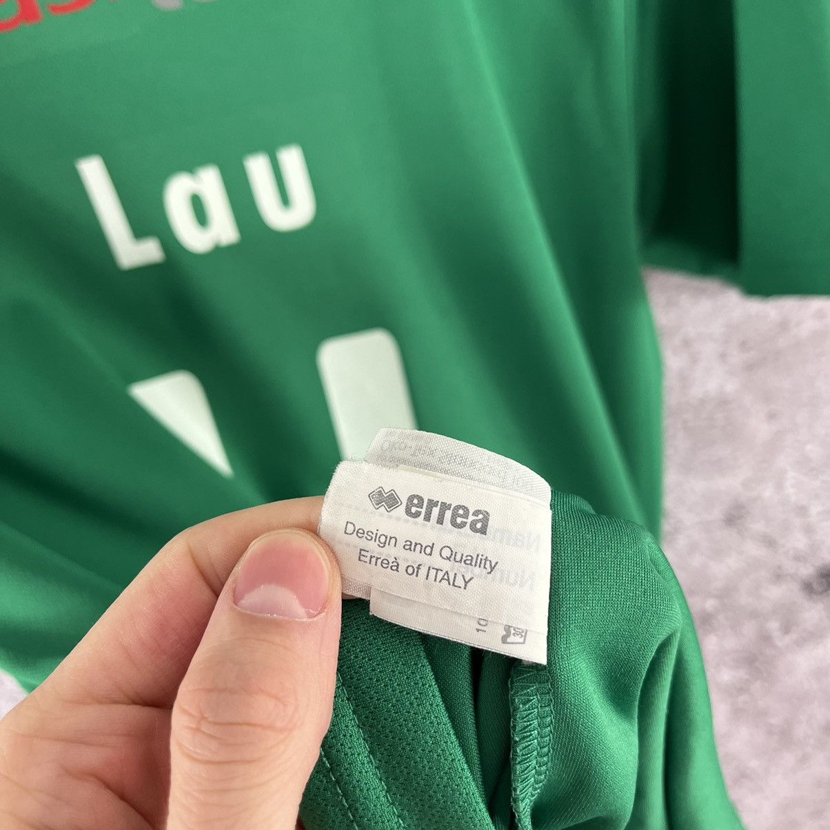 Errea × Vintage FC Lindower SV #11 Lau Soccer Jersey T-Shirt Size L Size US L / EU 52-54 / 3 - 18 Thumbnail