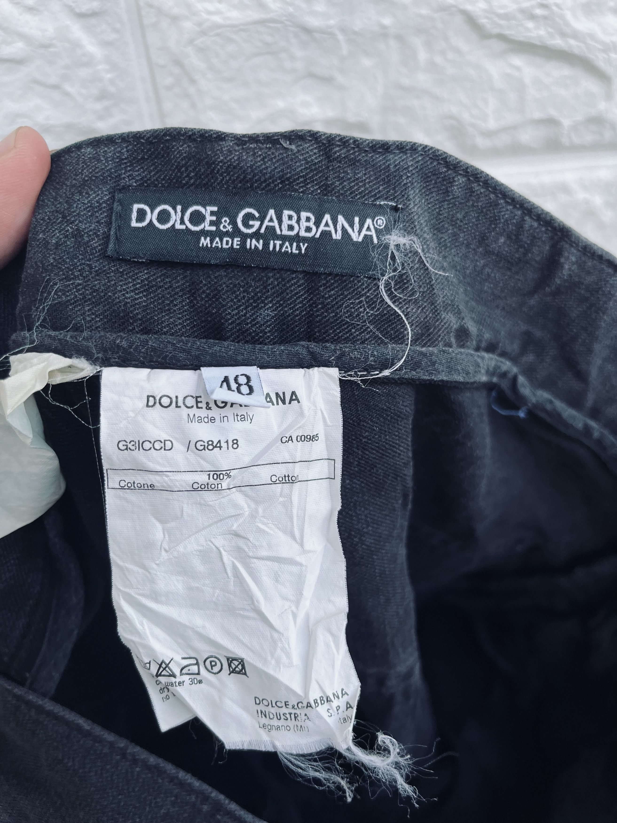 Dolce & Gabbana × Vintage Vintage Dolce & Gabbana Big Logo Zipper Fashion Style Size US 34 / EU 50 - 11 Thumbnail