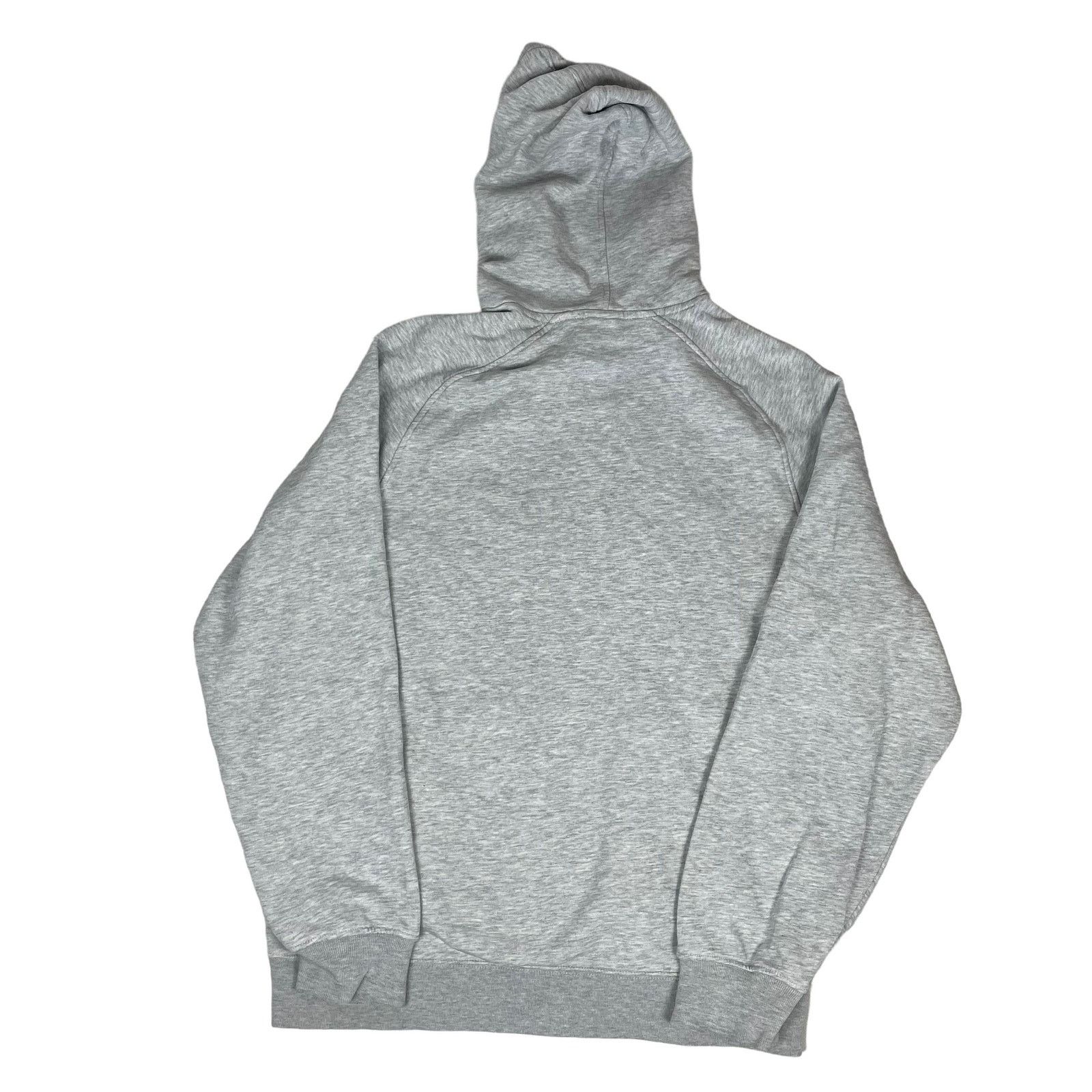 Nike × Vintage Nike Men's Heather Gray Cotton Spellout Fleece Hoodie Medium Size US M / EU 48-50 / 2 - 6 Thumbnail