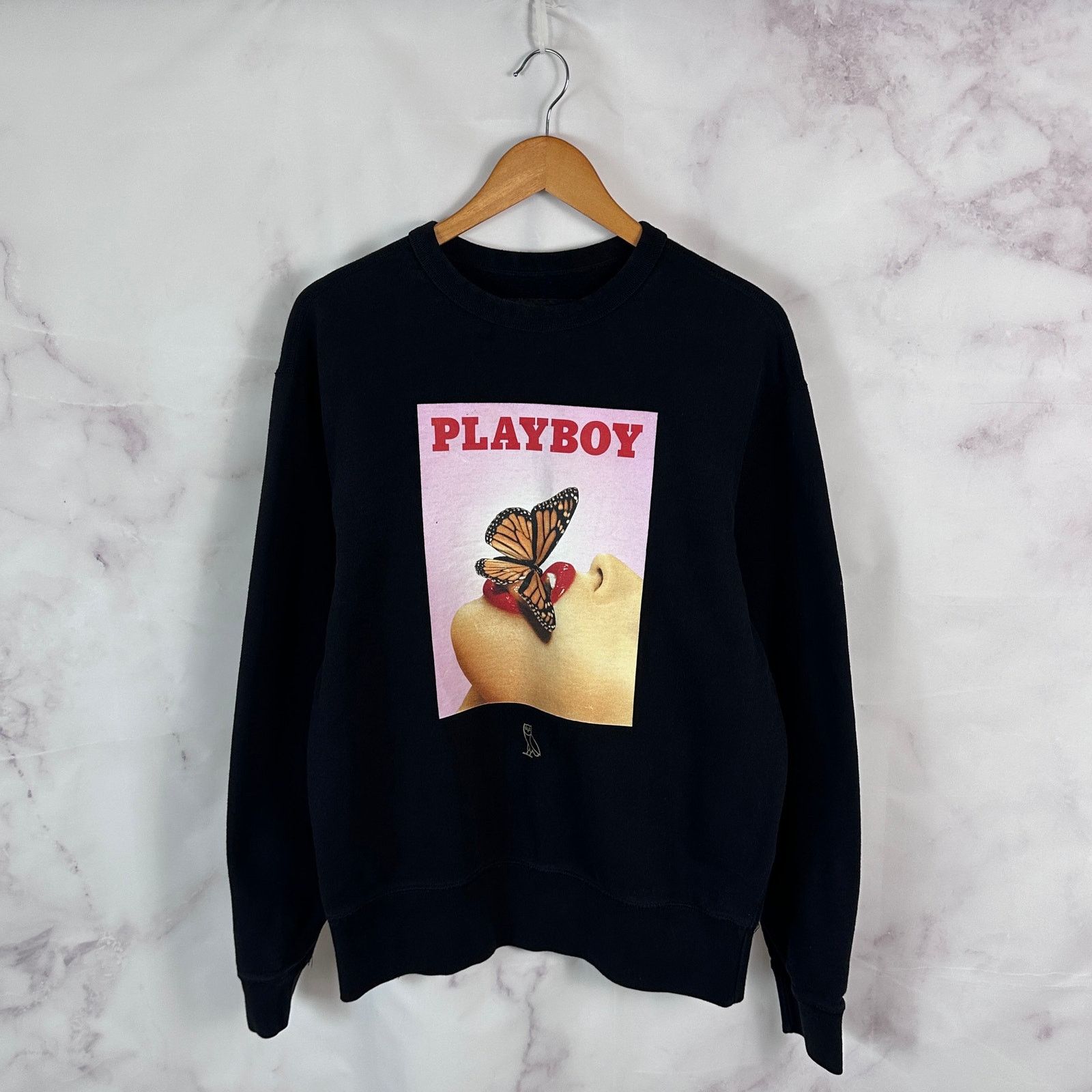 October's Very Own × Playboy OVO Butterfly Graphic Crewneck Size US M / EU 48-50 / 2 - 1 Thumbnail