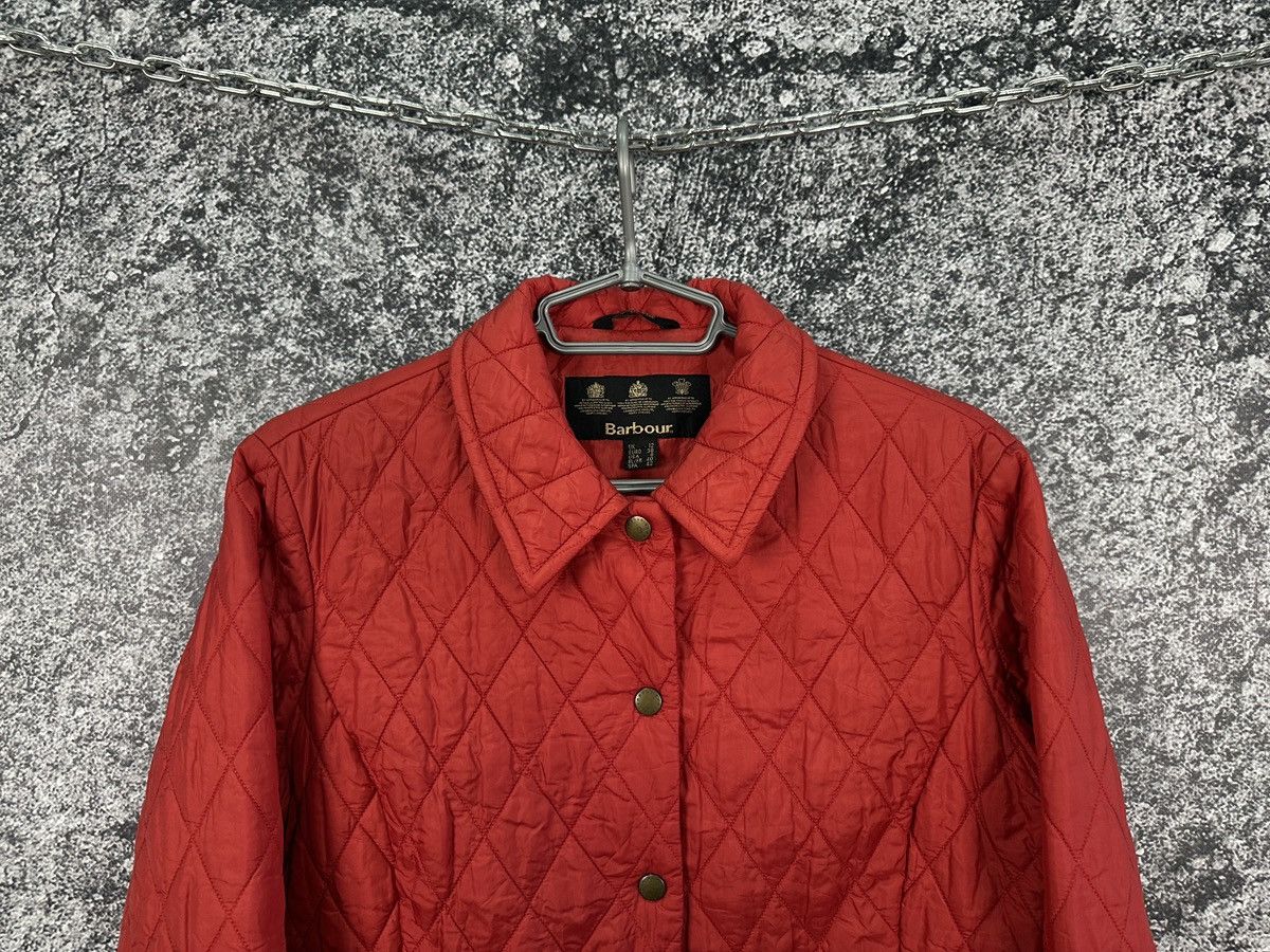 Barbour Barbour Shaped F/Weight Quilt Short Jacket Red Size 12 Size M / US 6-8 / IT 42-44 - 2 Thumbnail