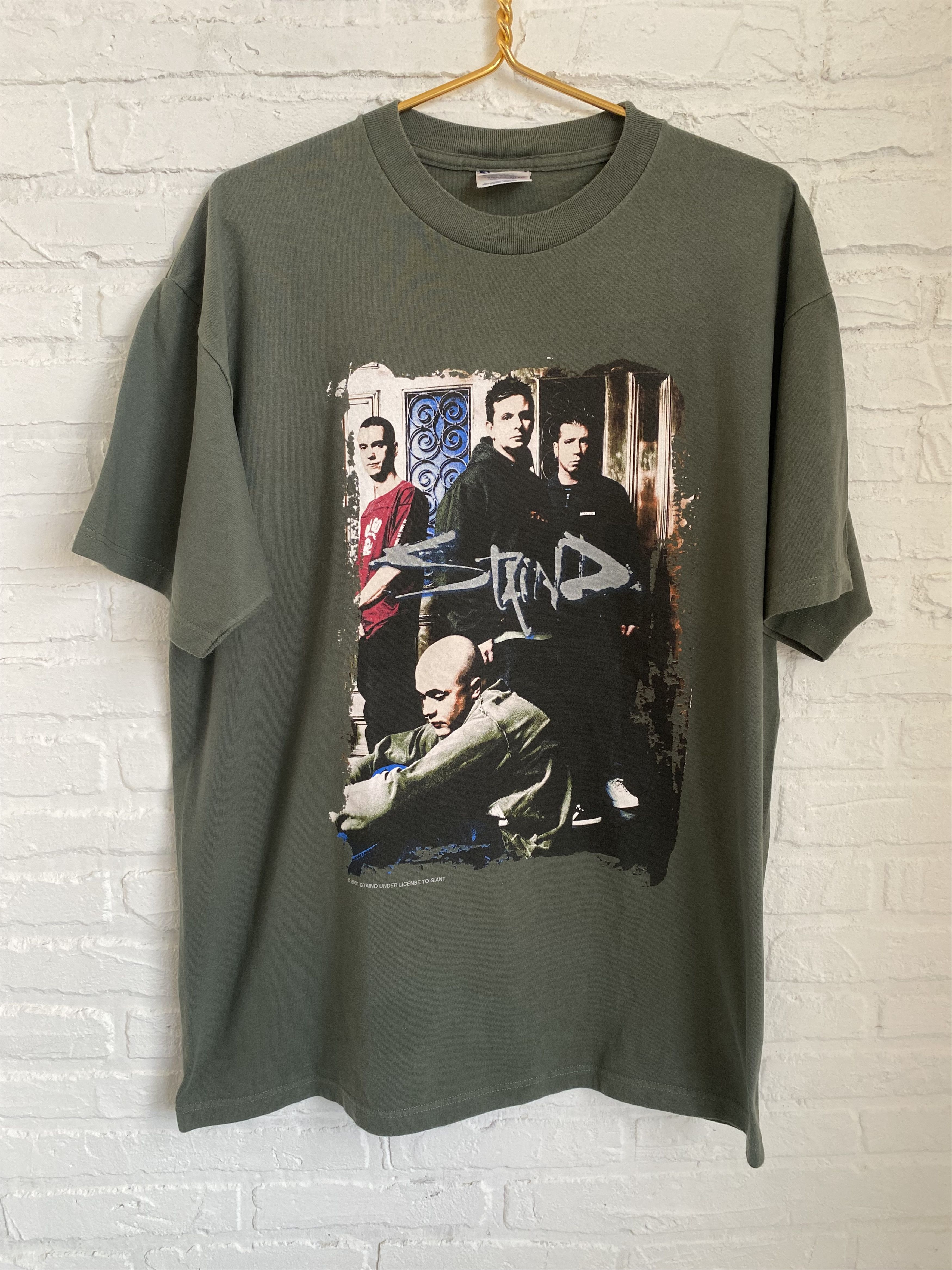 Band Tees × Vintage Vintage 2001 Staind break the cycle t-shirt Size US XL / EU 56 / 4 - 1 Thumbnail