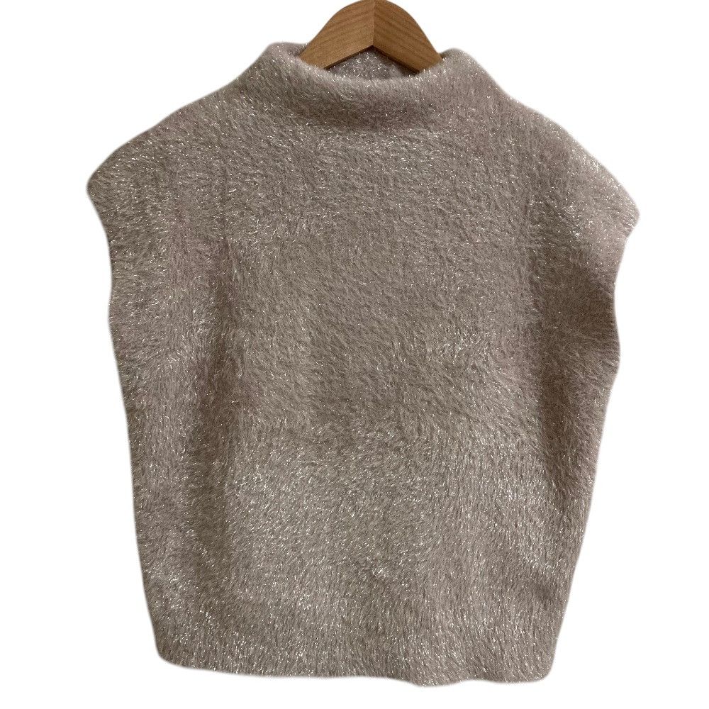 Other Other STUDIO PICONE shaggy knit bottle neck pullover vest Textile Tops DUTY FREE for USA Size ONE SIZE - 1 Thumbnail