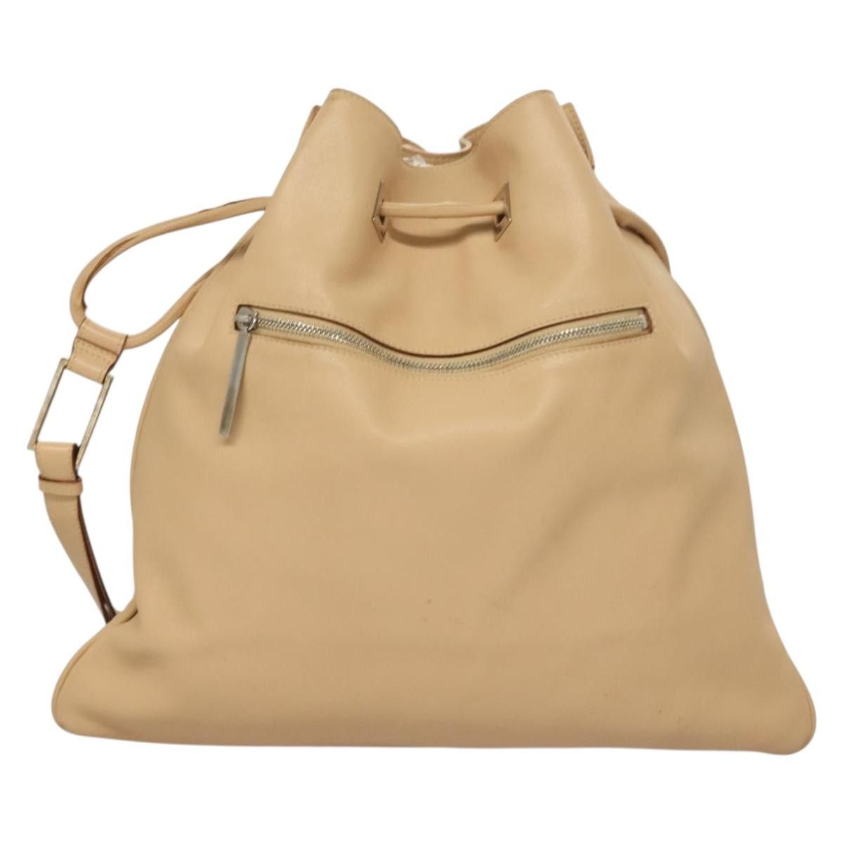 Gucci GUCCI Shoulder Bag Leather Beige Silver Size ONE SIZE - 2 Thumbnail