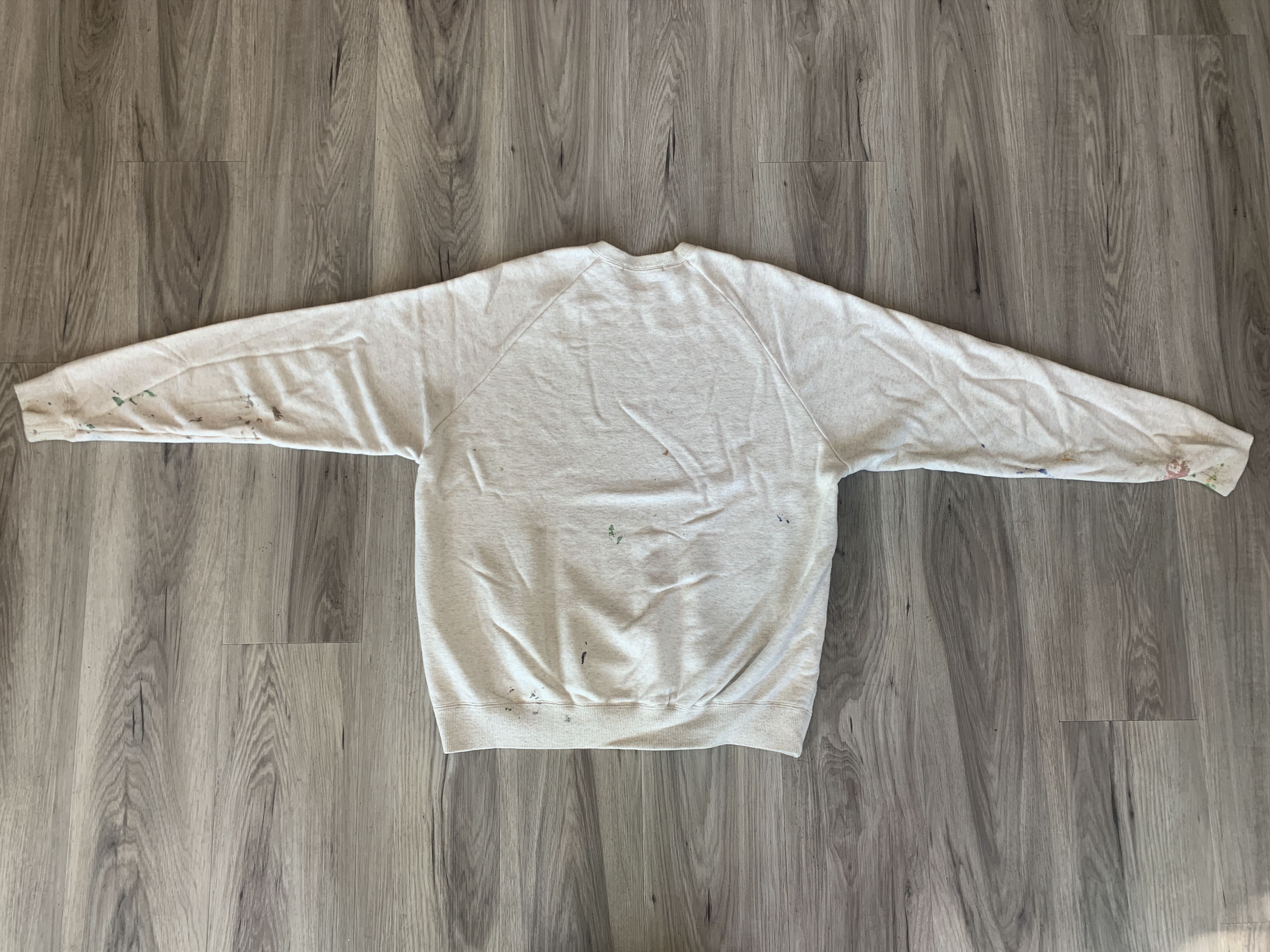 Vuja De Vuja De 004 Artisan Mud Dye Crewneck Paint Splatter Sweater Size US M / EU 48-50 / 2 - 2 Thumbnail