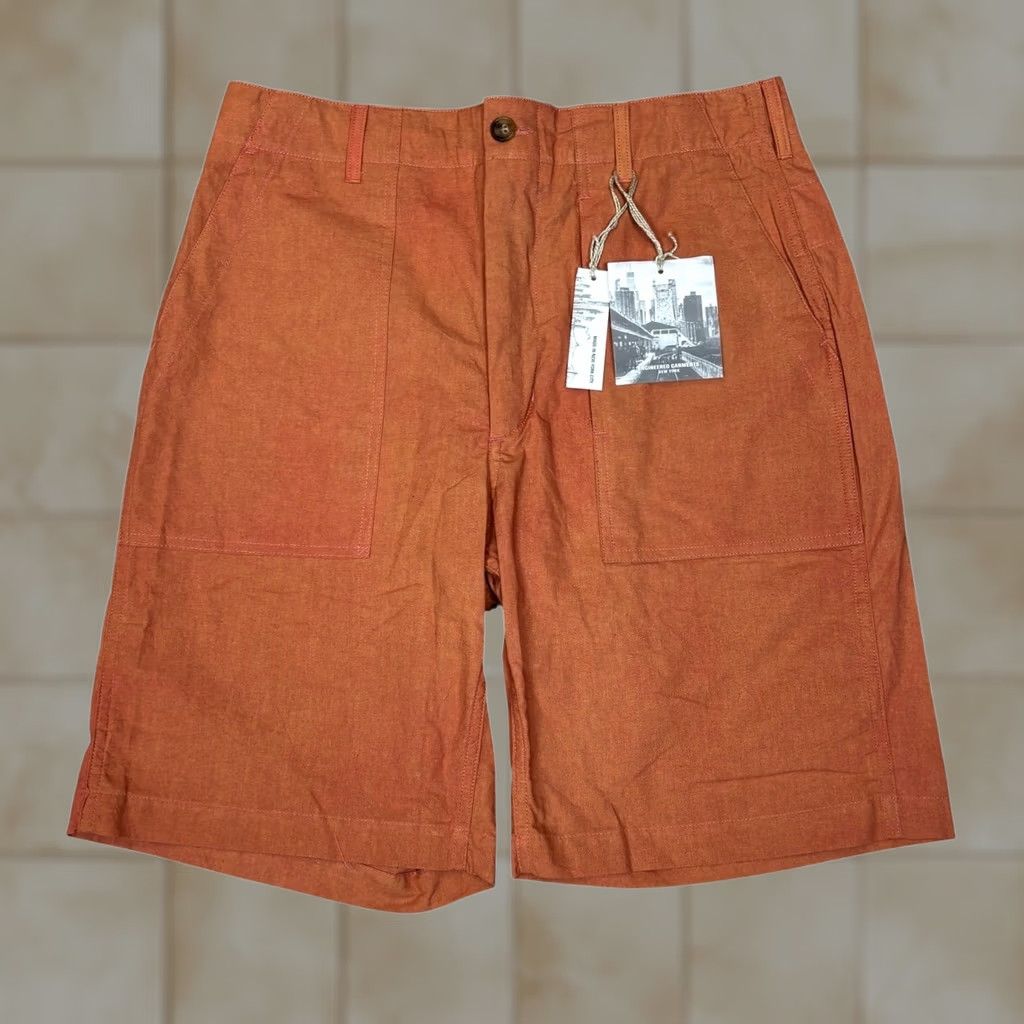 Engineered Garments Engineered Garments Fatigue Chino 9" Shorts Men's S Orange Minimalist Size US 29 - 1 Thumbnail