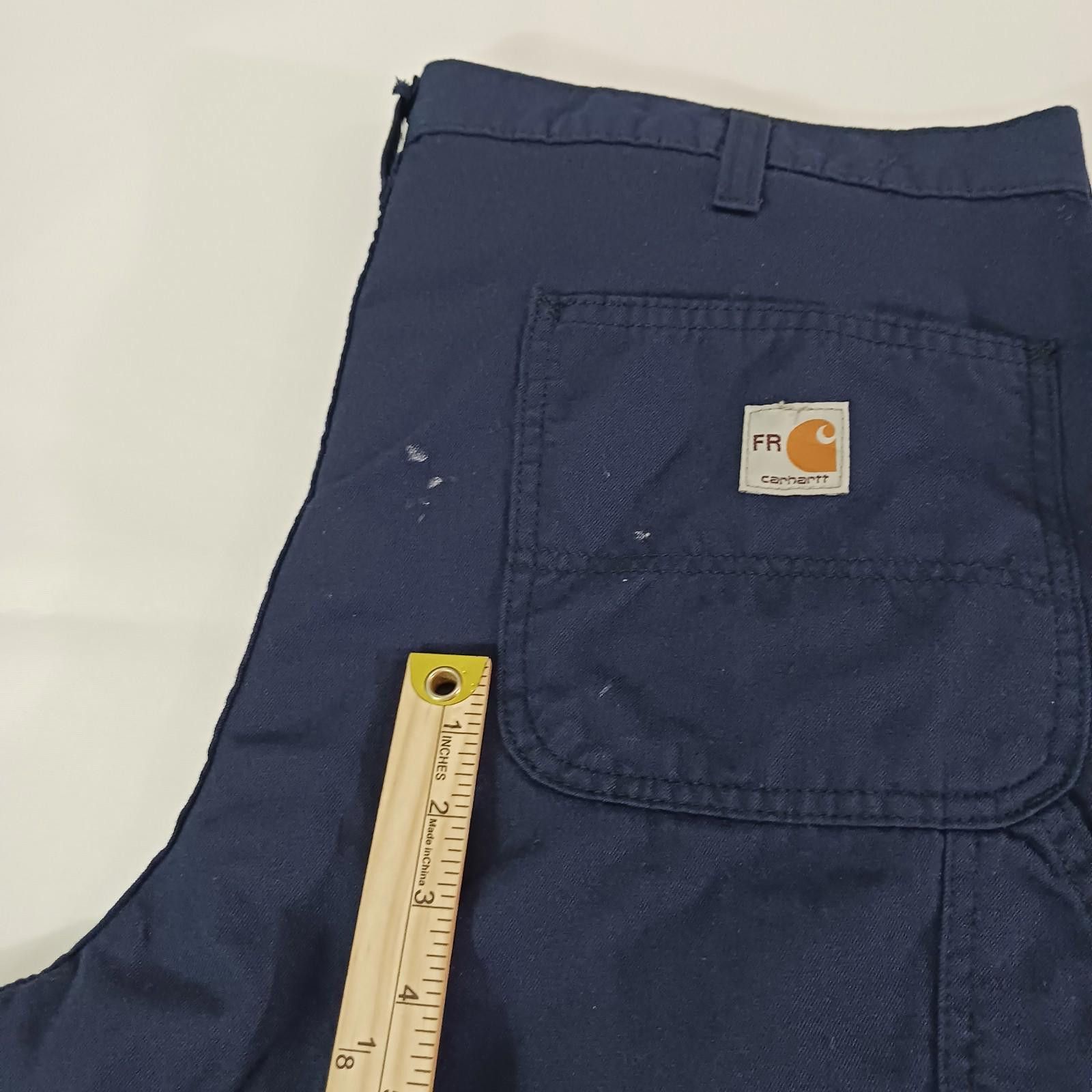 Carhartt Carhartt FR Work Pants Men 38x32 Relaxed Blue Flame Resistan Size ONE SIZE - 4 Thumbnail