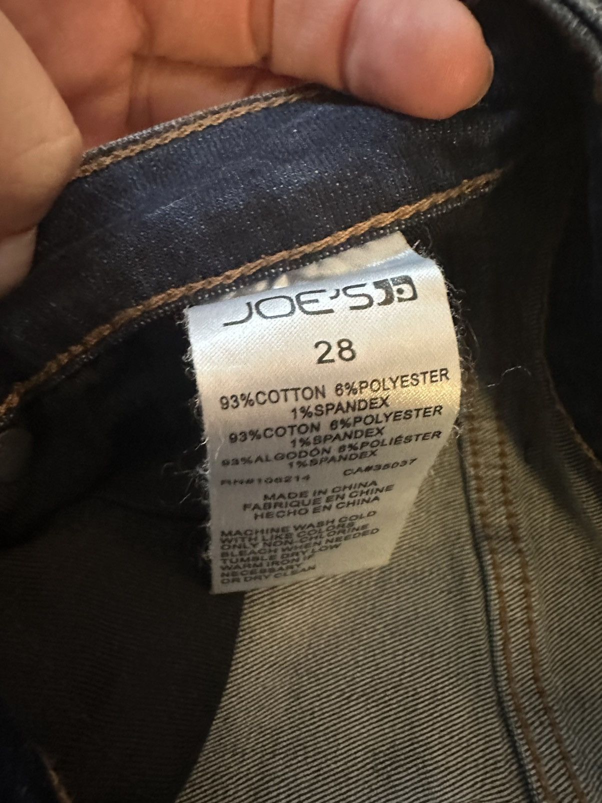 Joe's JOES JEANS SIZE 28 Skinny jeans frayed ankle Size 28" / US 6 / IT 42 - 2 Thumbnail