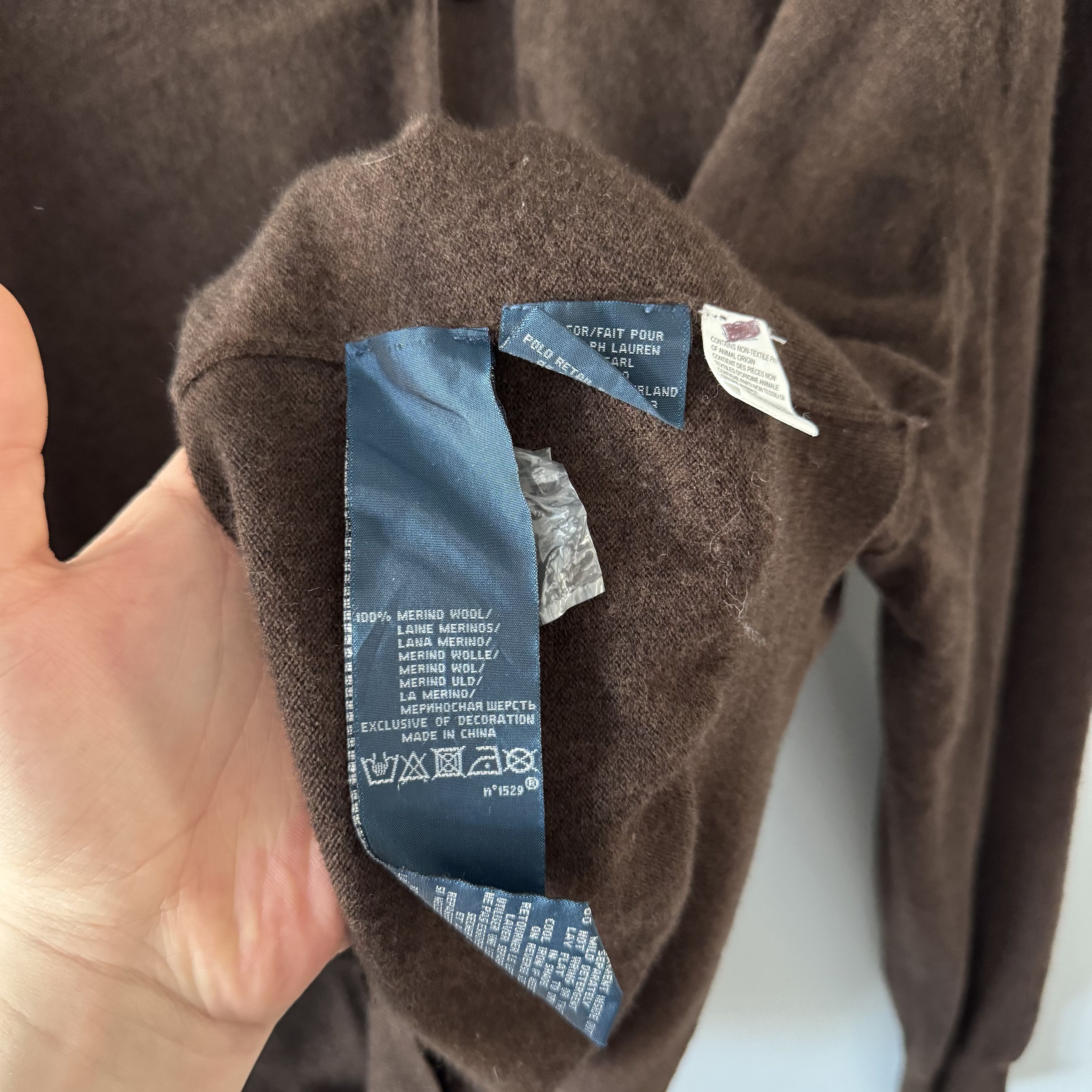 Polo Ralph Lauren Polo By Ralph Lauren Wool Brown Cardigan 3XL Size US XXL / EU 58 / 5 - 9 Thumbnail