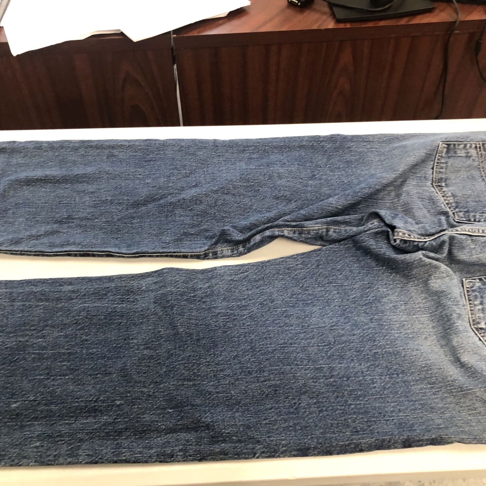 Polo Ralph Lauren VINTAGE Polo Ralph Lauren Hayden Jeans Mens 36x34 Relaxed Fit Straight Leg Blue Denim 90s Grunge Retro Polo Jeans Company Mens Jeans Size US M / EU 48-50 / 2 - 7 Thumbnail
