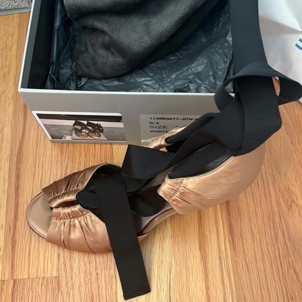 Tom Ford Tom Ford Cognac Satin Black Tie Heels Size US 9 / IT 39 - 5 Thumbnail
