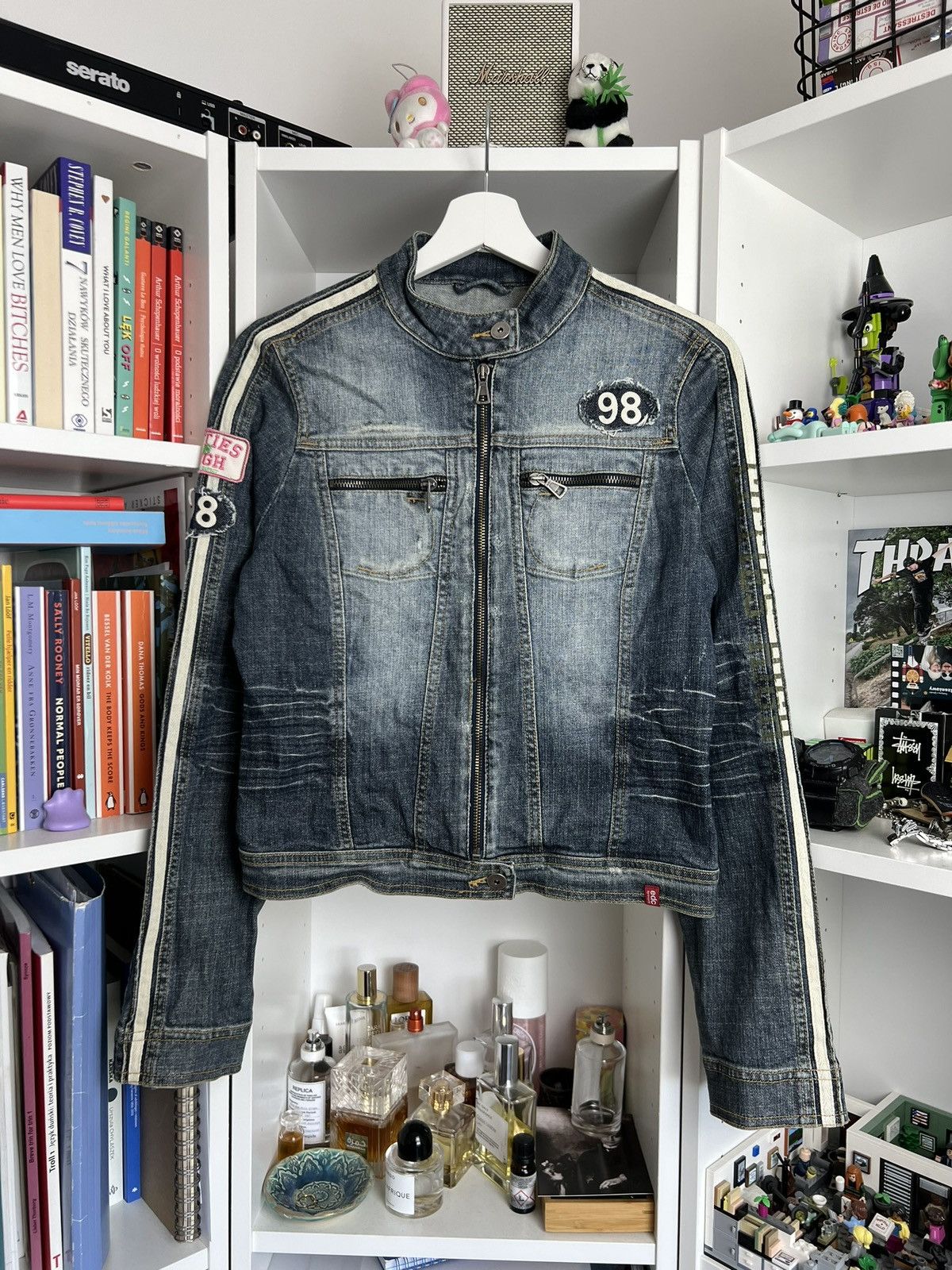 ジャケット・アウター 00s Archive Coating Denim Jaket Archival Clothing × Avant Garde × Japanese Brand Vintage Y2K
