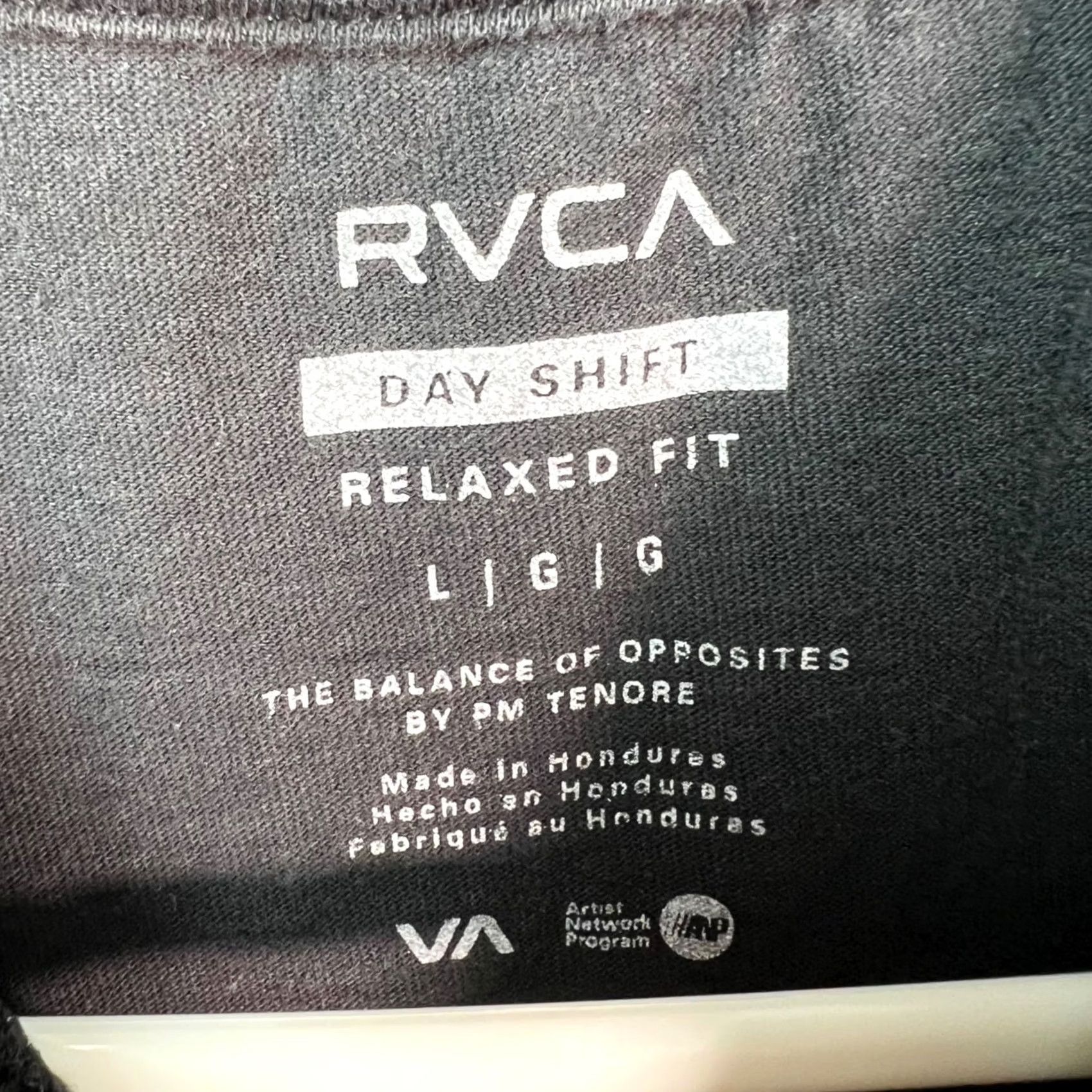 RVCA RVCA Mens Large Mattys Pattys Burger Club Graphic T Shirt Black Relaxed Fit Size US L / EU 52-54 / 3 - 3 Thumbnail
