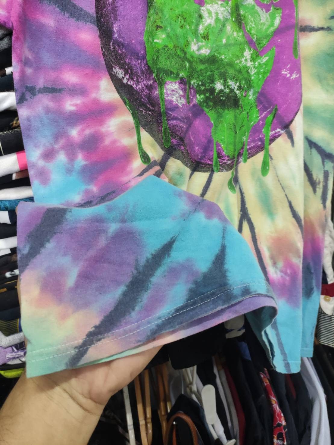 Young Thug Young Thug Thugger " Lean World " Tie Dye T-Shirt Size US XL / EU 56 / 4 - 10 Thumbnail