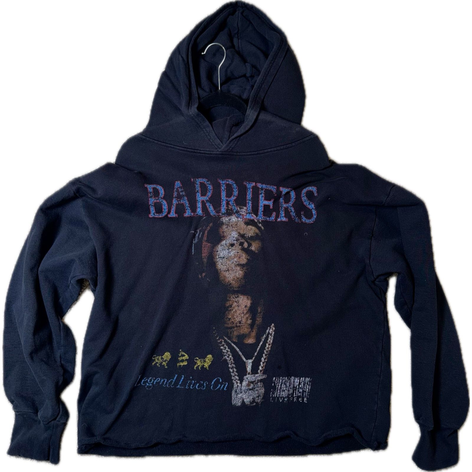 Barriers Barriers x Pop Smoke “Legend Lives On” Hoodie Black XXL Size US XXL / EU 58 / 5 - 1 Thumbnail