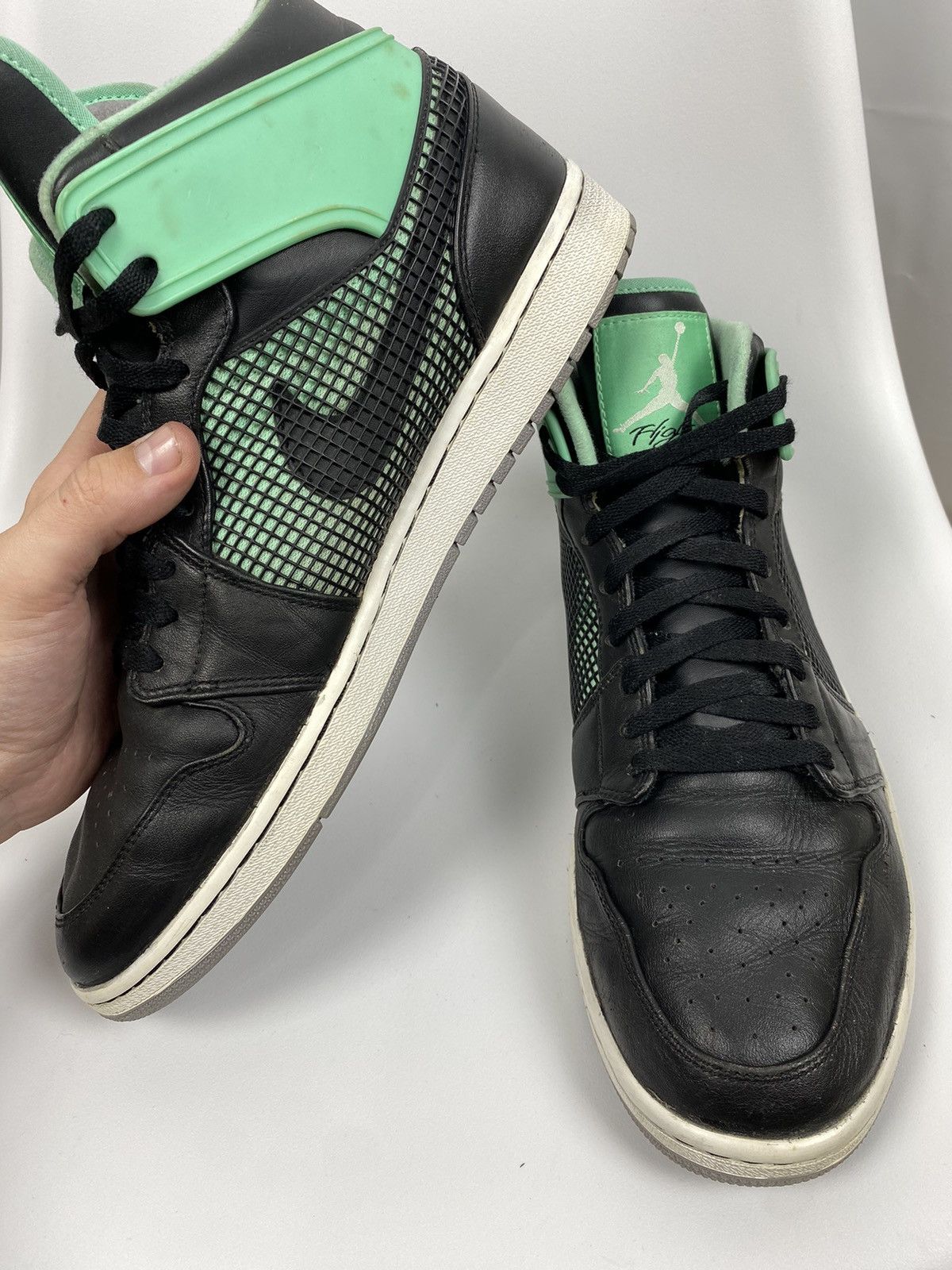 Jordan Brand Nike Air Jordan 1 Retro 89 Green Glow Black size US13 Size US 13 / EU 46 - 6 Thumbnail