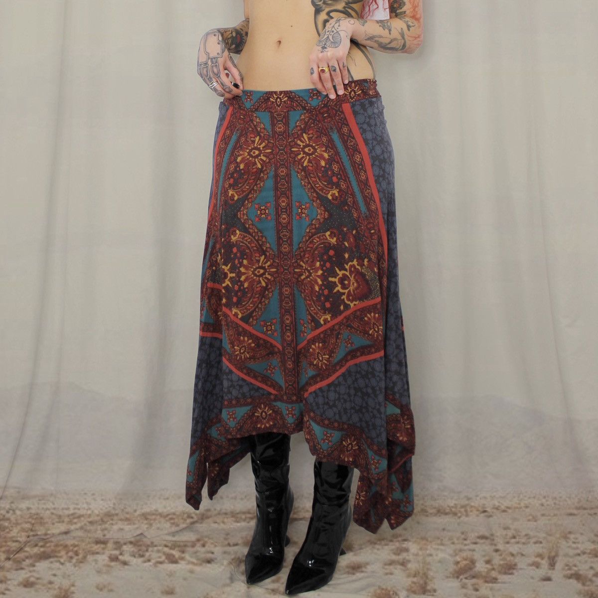 Other 🥢ETHNIC MAXI SKIRT🥢 Size 28" / US 6 / IT 42 - 2 Thumbnail