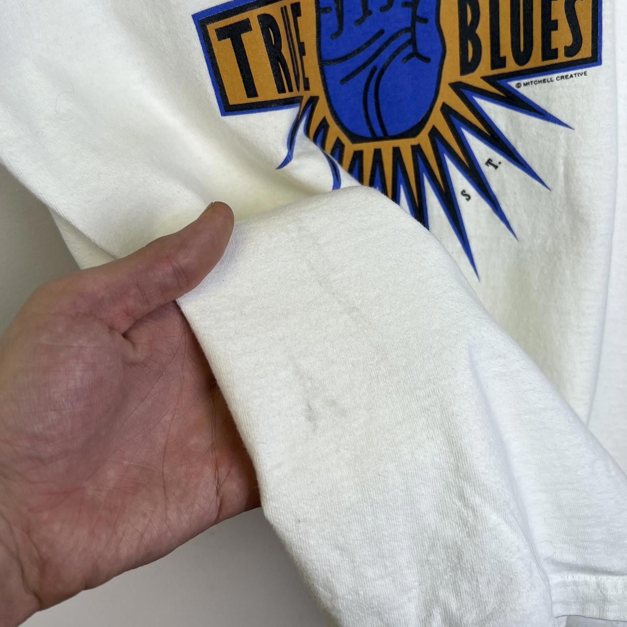 Fruit Of The Loom True Blues Graphic Tee - Classic Style 90s Fruit Size L Size US L / EU 52-54 / 3 - 5 Thumbnail