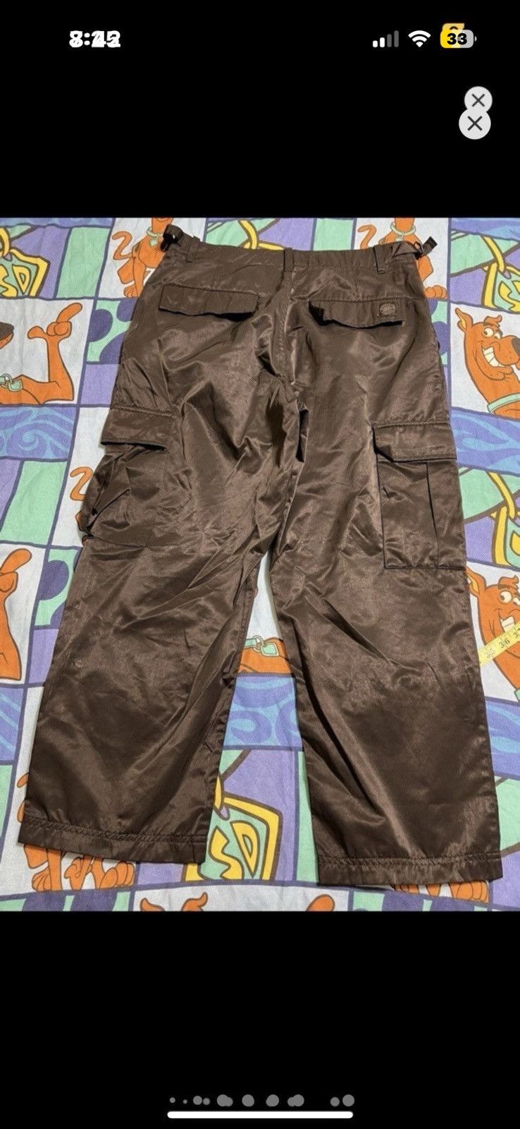 DKNY ***FINAL DROP***RARE 90s DKNY TECHNICAL WIDE CARGO 31 Size US 31 - 21 Thumbnail