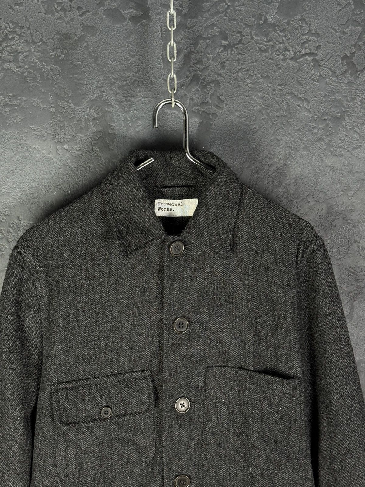 Universal Works Universal Works Merchant Jacket Grey Anders Wool Upcycled Size US M / EU 48-50 / 2 - 5 Thumbnail
