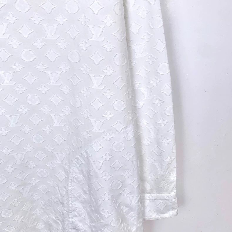 Louis Vuitton Louis Vuitton 22 white logo presbyopic cotton long-sleeved Size XS / US 0-2 / IT 36-38 - 4 Thumbnail