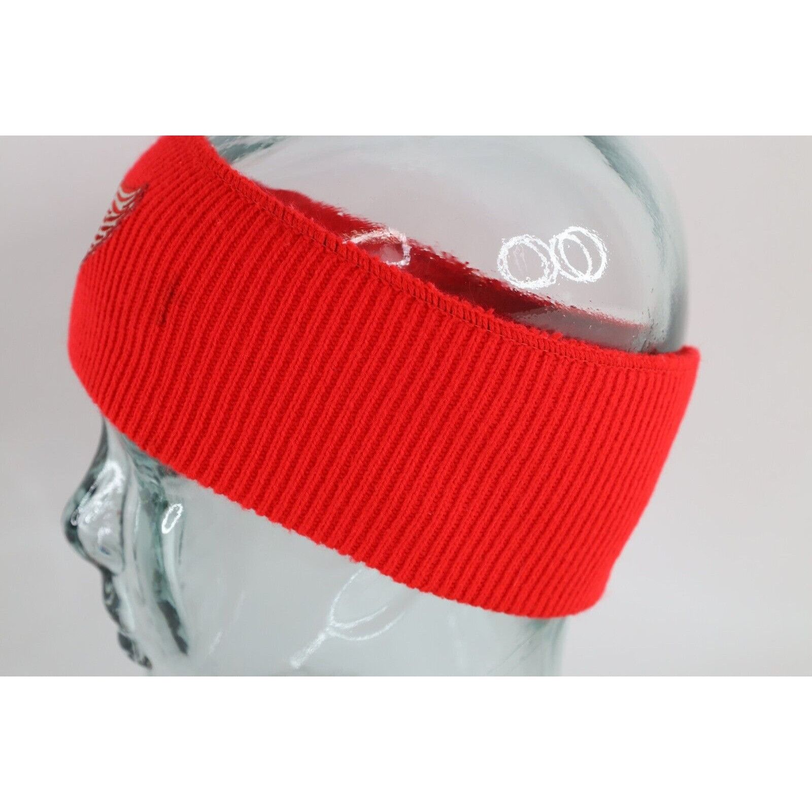 Vintage Vintage 90s Detroit Red Wings Hockey Knit Winter Headband Size ONE SIZE - 4 Thumbnail