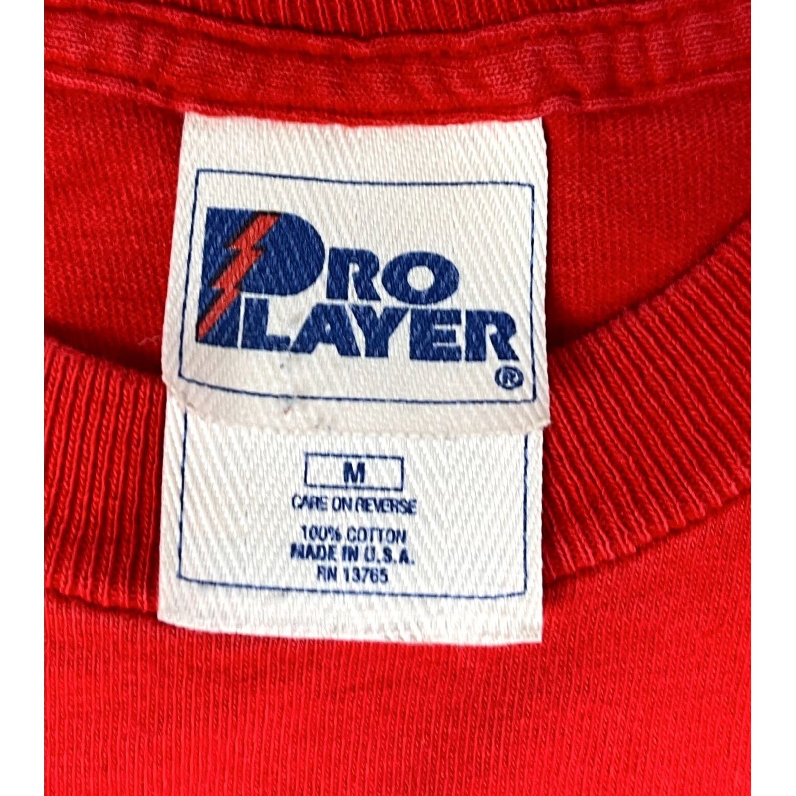 Pro Player VINTAGE Pro Player Chicago Fire Soccer T-Shirt Mens Size M Red Embroidered USA Made in USA 1990s Sports Shirt Size US M / EU 48-50 / 2 - 7 Thumbnail