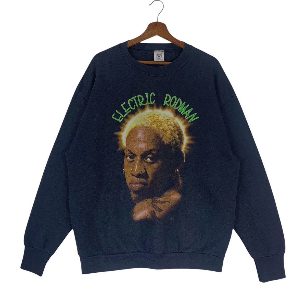 NBA × Vintage Vintage 90s Dennis Rodman American Legend NBA Crewneck Size US L / EU 52-54 / 3 - 1 Thumbnail