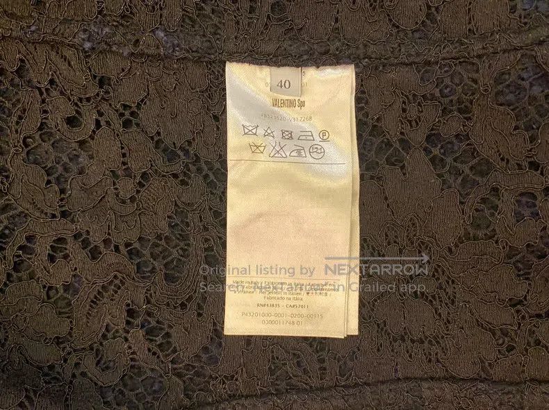 Valentino Valentino Lace wool coat Size S / US 4 / IT 40 - 4 Thumbnail