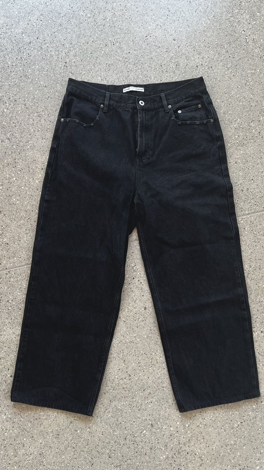 Cole Henry Washed Denim Jeans Black STANDARD Size US 36 / EU 52 - 2 Thumbnail