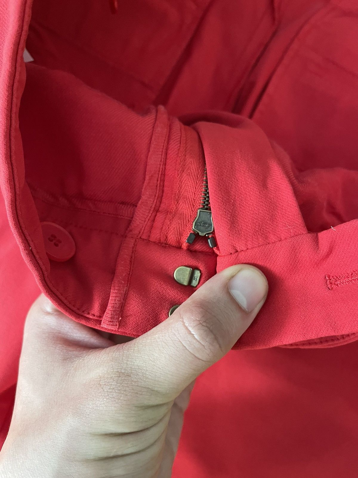 Designer × Stella McCartney Stella McCartney red pants trousers Size 30" / US 8 / IT 44 - 6 Thumbnail