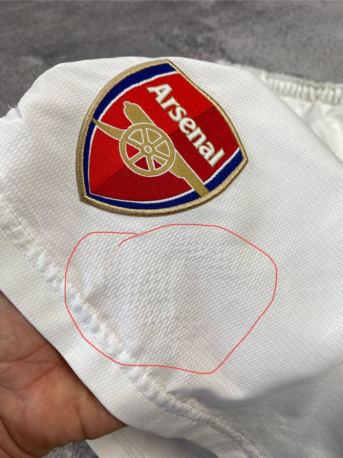 Nike × Vintage Nike FC Arsenal 2006 2007 2008 Football Vintage Shorts Size US 34 / EU 50 - 7 Thumbnail