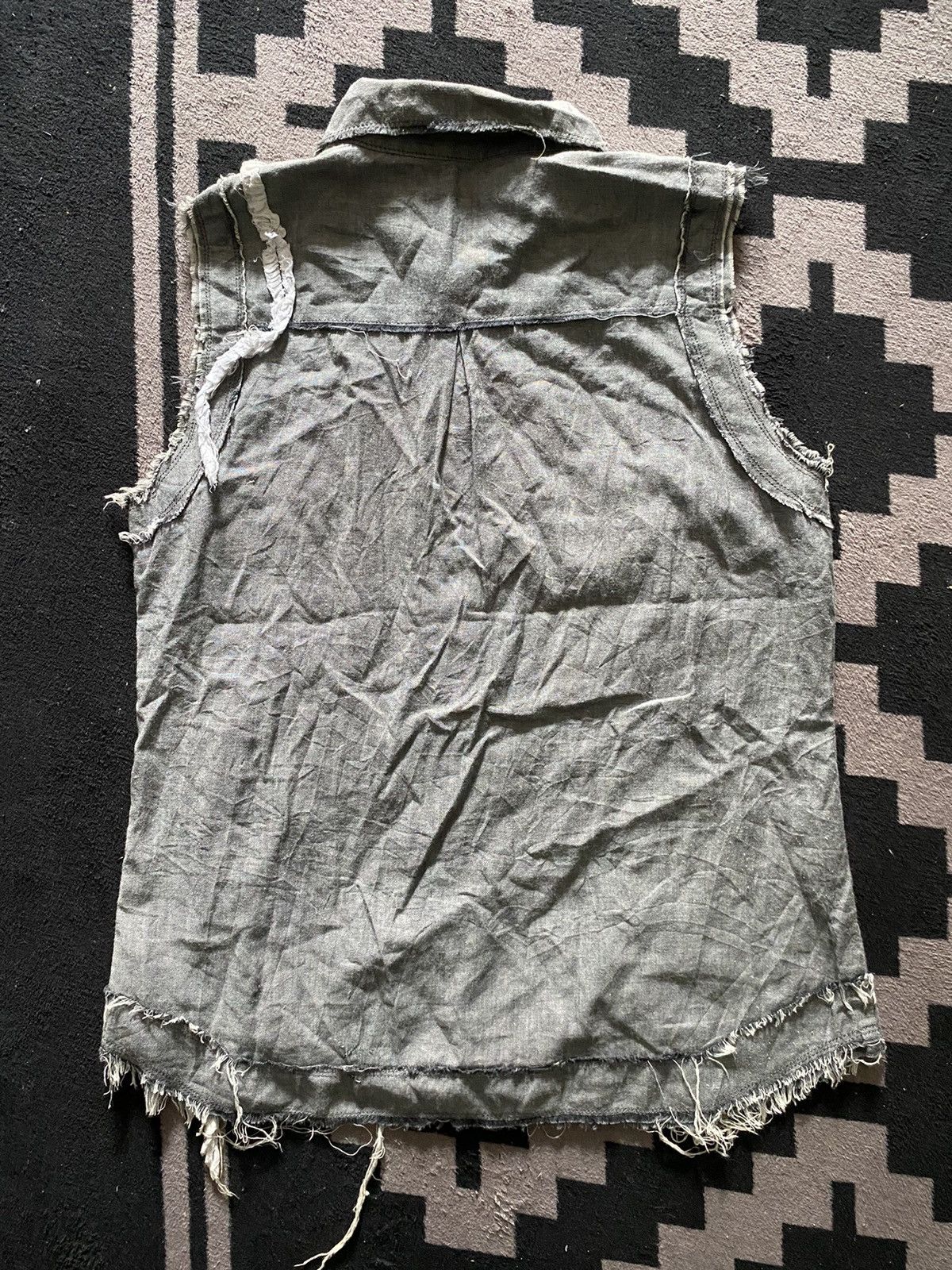 20471120 Japanese Algonquins spider web distressed button shirts Size US M / EU 48-50 / 2 - 5 Thumbnail