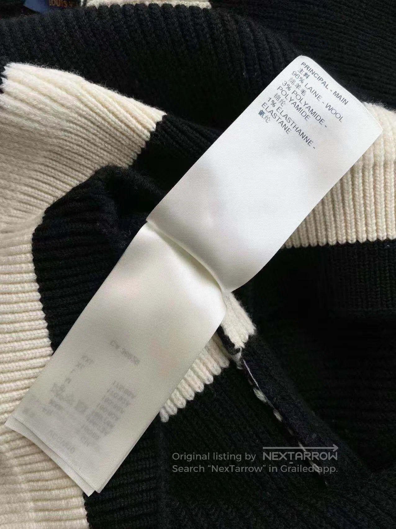 Louis Vuitton Louis Vuitton Gold buckle striped sweater| Size S / US 4 / IT 40 - 6 Thumbnail