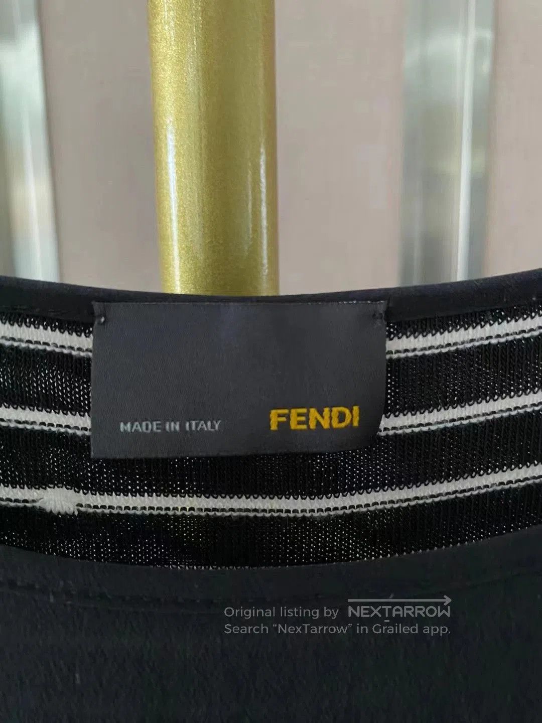 Fendi Fendi Striped Sleeveless Dress. Size US M / EU 48-50 / 2 - 2 Thumbnail