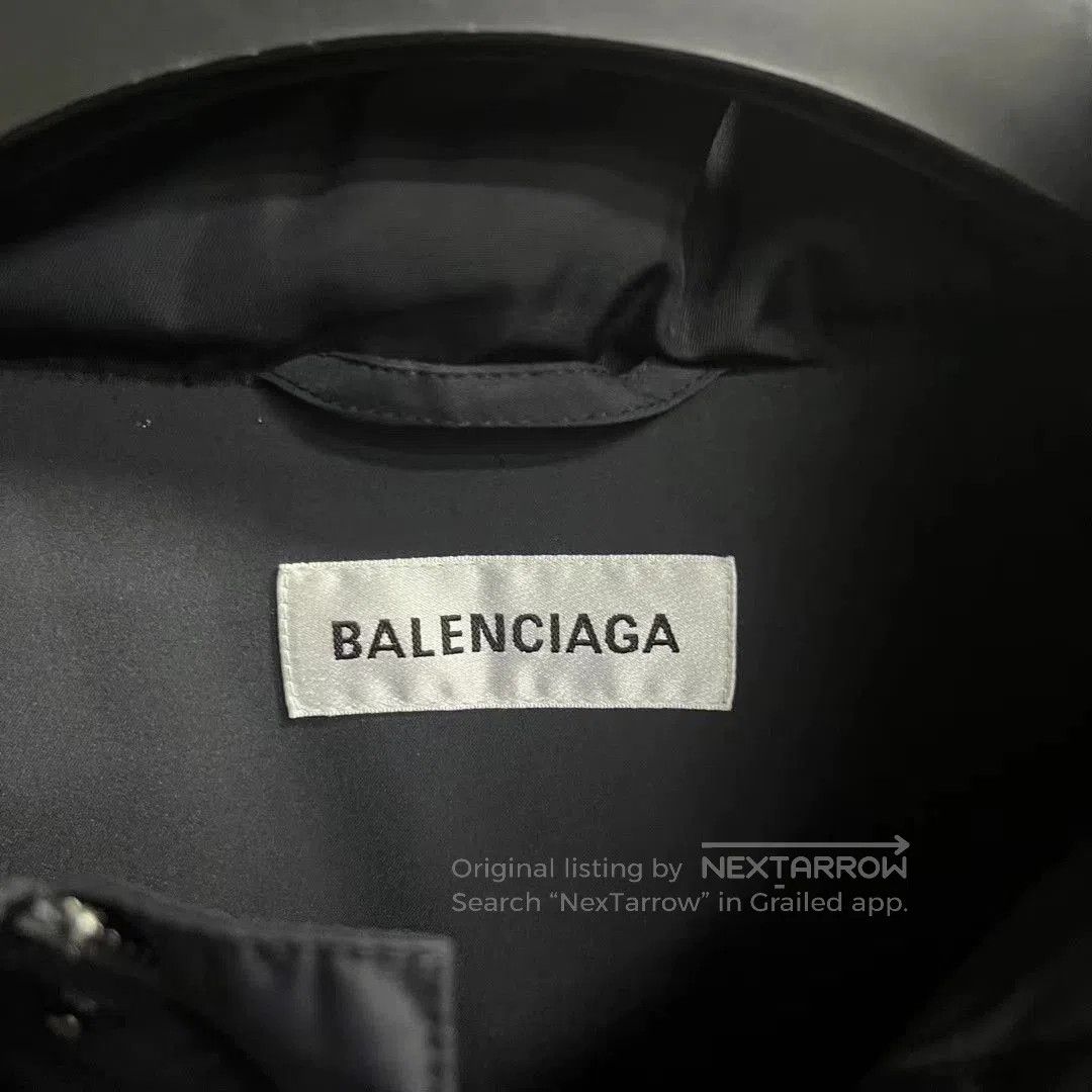 Balenciaga Balenciaga Black Logo Hooded Jacket. Size US S / EU 44-46 / 1 - 2 Thumbnail